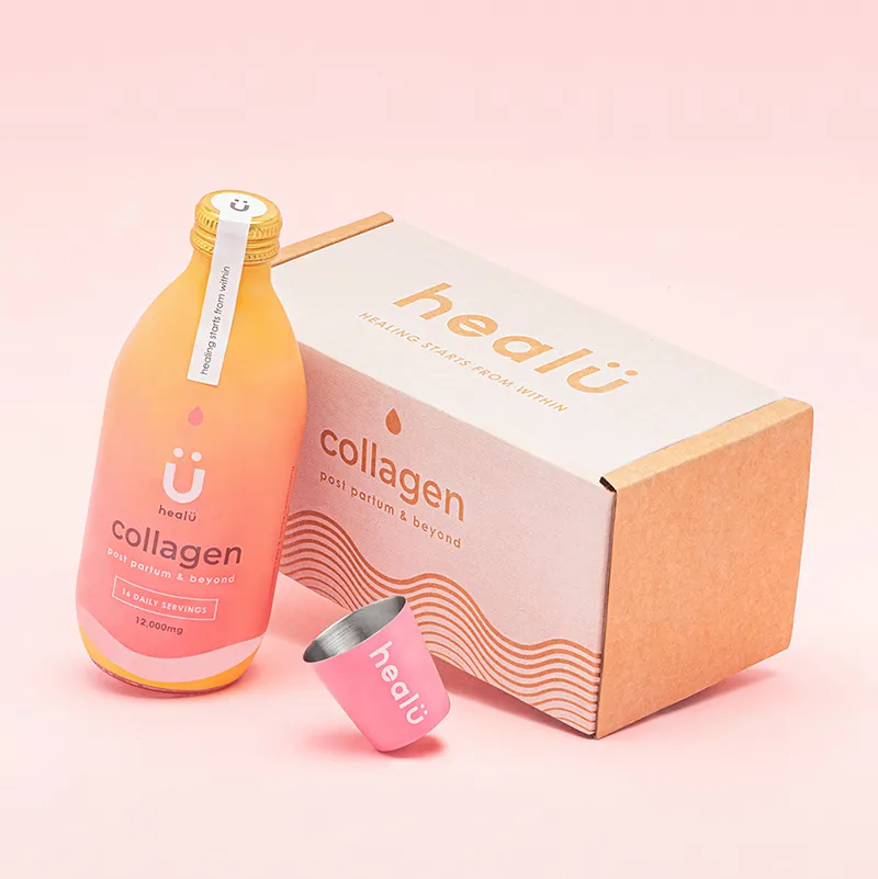 Wellness drink product photography