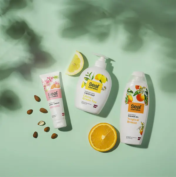 Natural cosmetics advertising photography